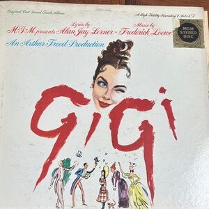Gigi Original Cast Soundtrack Vinyl